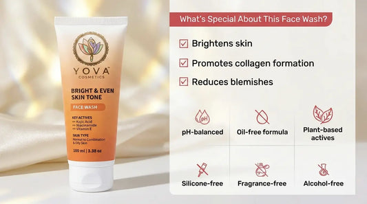Yova Bright & Even Skin Tone Face Wash (100 ml) YovaCosmetics