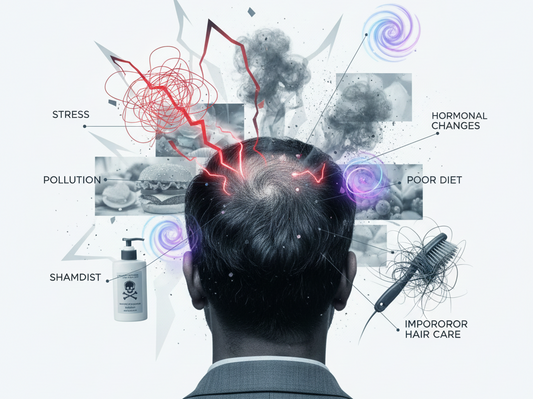 What Causes Hair Fall and How to Control It Naturally YovaCosmetics