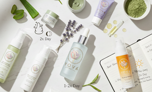 How Often Should You Use Face Wash, Serum, and Sunscreen? YovaCosmetics