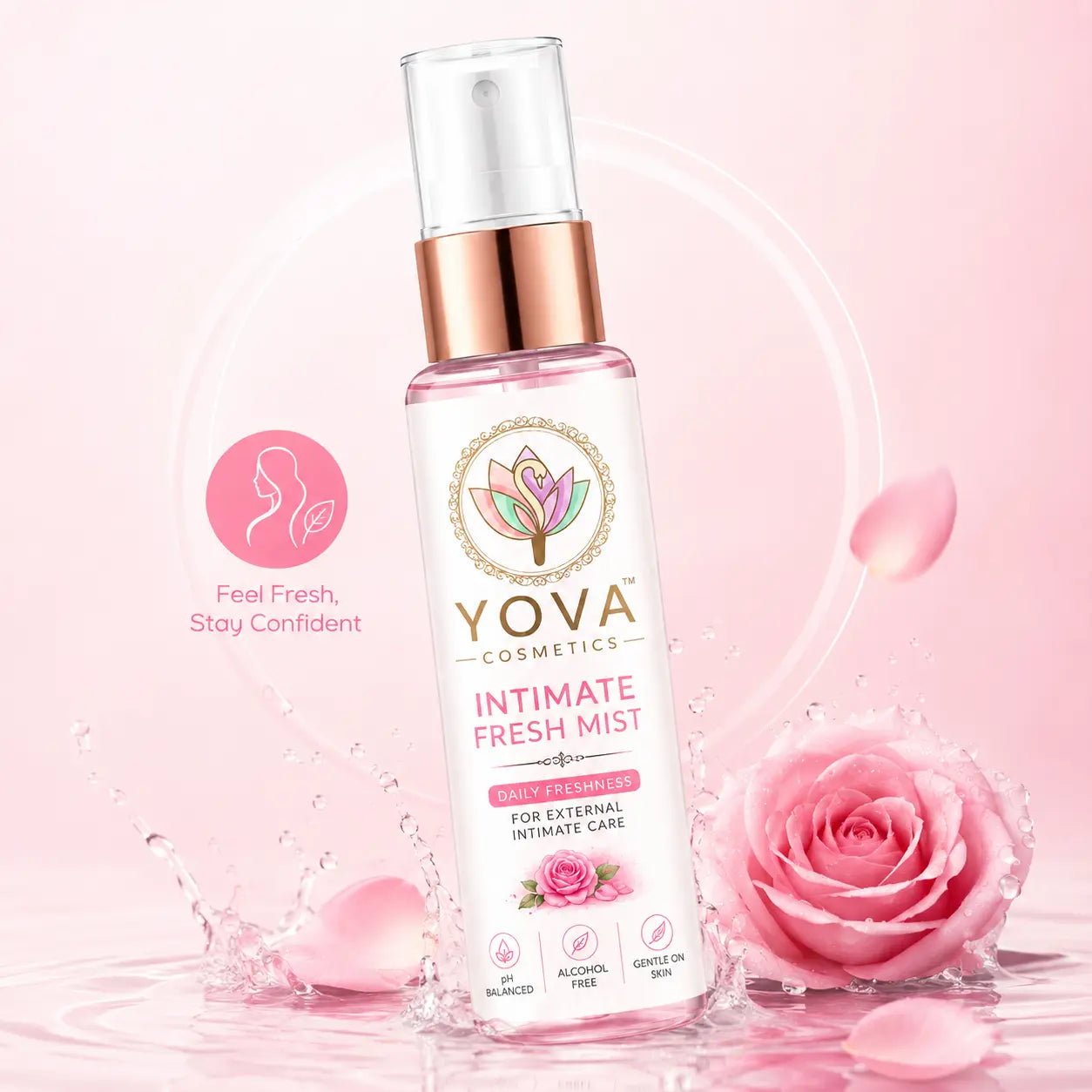 Intimate Fresh Mist – Alcohol-Free External Intimate Care Spray with Rose Hydrosol 30 ml