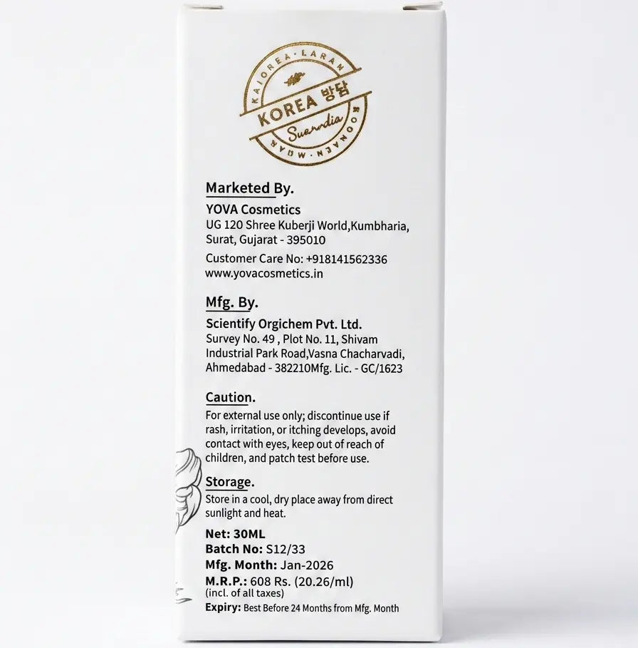 Yova Korean Glow Face Serum (30 ml) YovaCosmetics