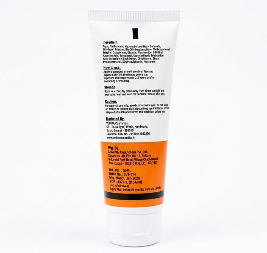 Yova Glow Sunscreen SPF 50 PA++++ (50 ml) YovaCosmetics