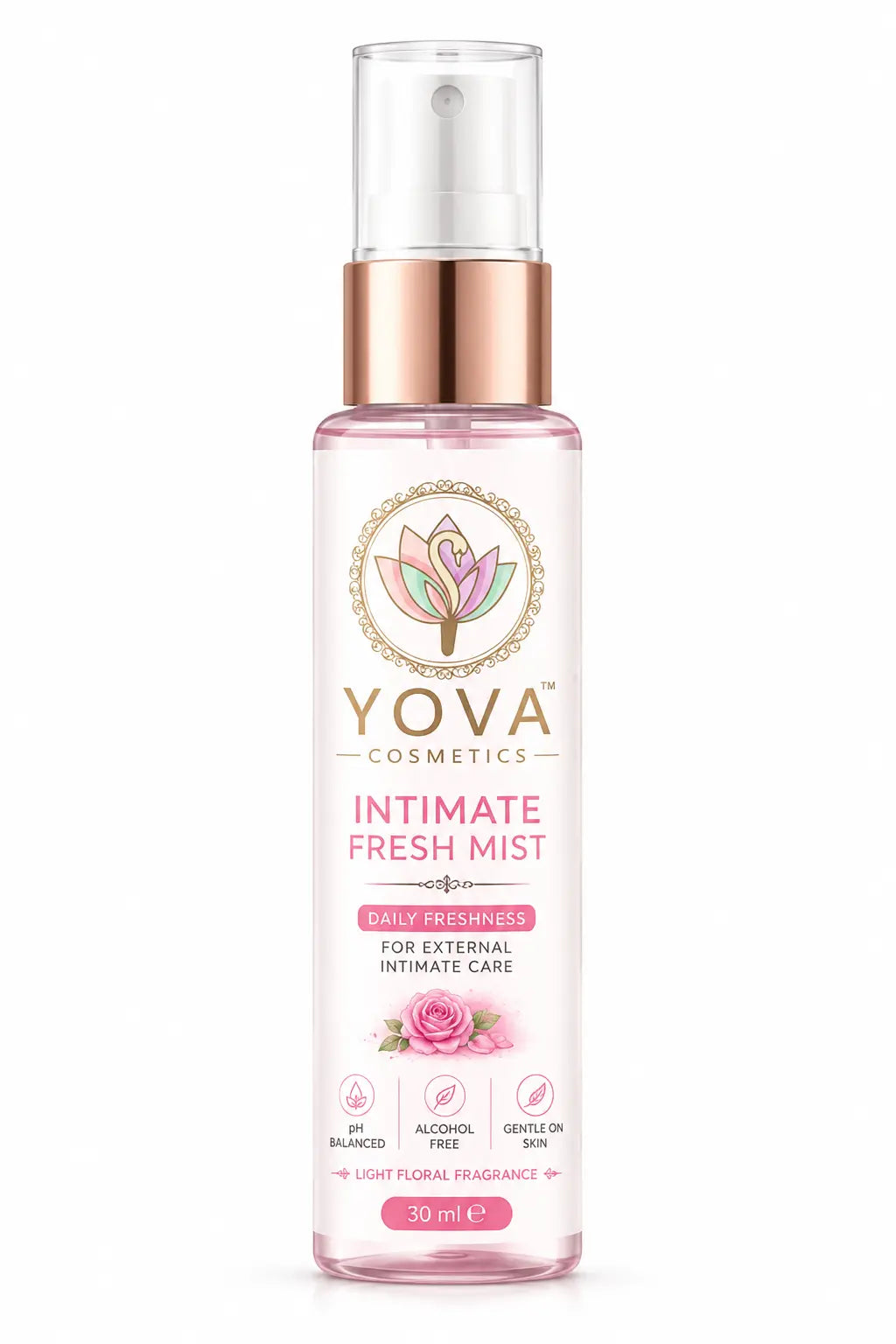 Intimate Fresh Mist – Alcohol-Free External Intimate Care Spray with Rose Hydrosol 30 ml